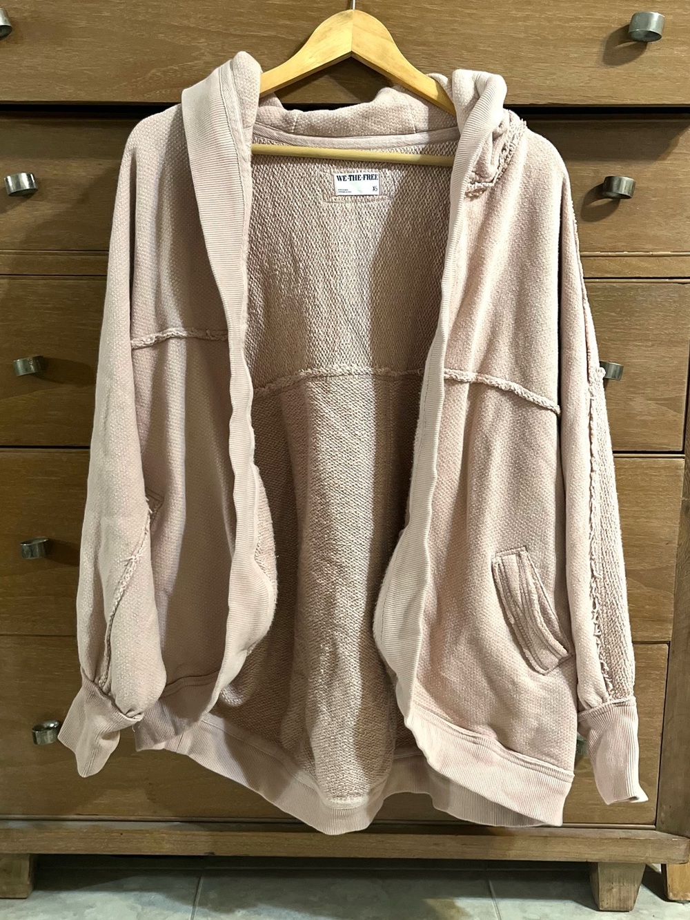 Free people pink sweatshirt